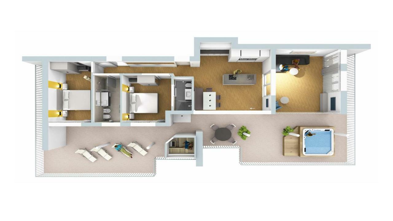 Penthouse Skygarden Apartamento Schenna Exterior foto